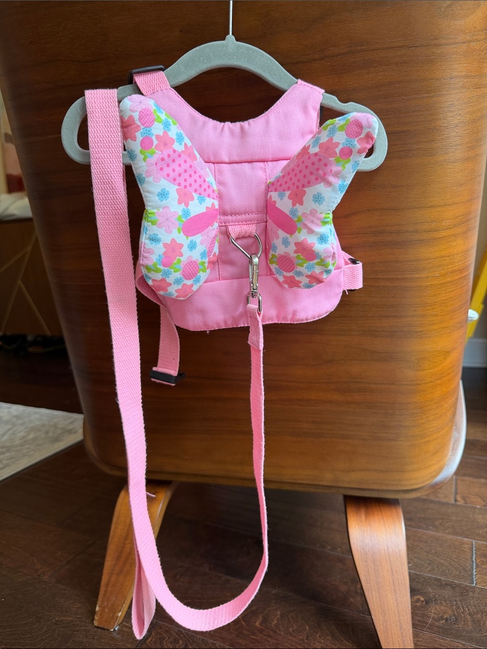 Toddler Butterfly Safety Harness Leash Backpack - Pink